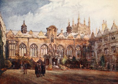 Oriel College, 1903 by John Fulleylove